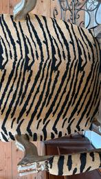 Barok stoel met tijgerprint bekleding, Ophalen, Gebruikt, Bruin, Eén