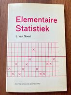 Elementaire Statistiek - J. van Soest, Ophalen of Verzenden, Beta, Gelezen, HBO