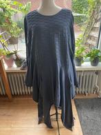 Aparte jurk/tuniek mt 48 Moonshine, Kleding | Dames, Grote Maten, Blauw, Trui of Vest, Ophalen of Verzenden, Zo goed als nieuw