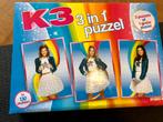 K3 Puzzel - 3 in 1 - 3x130 stukjes, Kinderen en Baby's, Speelgoed | Kinderpuzzels, Ophalen of Verzenden, Meer dan 50 stukjes, Zo goed als nieuw
