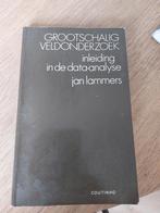 J. Lammers - Grootschalig veldonderzoek, Ophalen of Verzenden, Zo goed als nieuw, J. Lammers, Overige wetenschappen