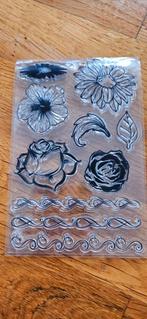 Clearstamps bloemen, Ophalen of Verzenden, Nieuw, Clearstamp