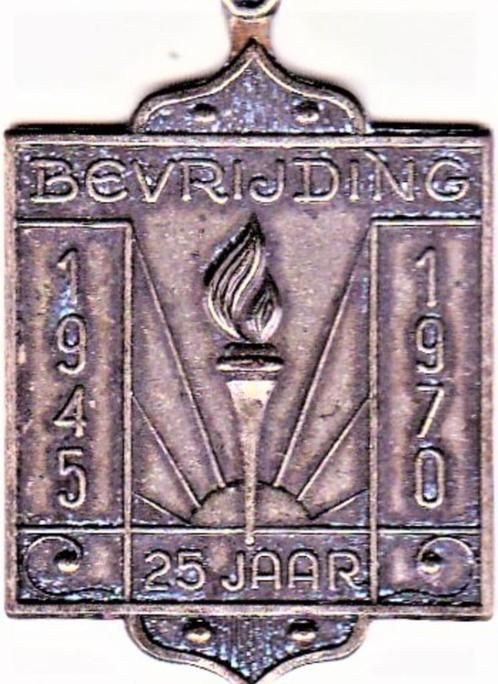 BEVRIJDING 1945 - 1970 GEMEENTE `S-GRAVENHAGE, Postzegels en Munten, Penningen en Medailles, Overige materialen, Ophalen of Verzenden