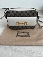 Gucci GG supreme horsebit tas, Ophalen of Verzenden, Nieuw, Wit, Schoudertasje