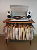 Audiomeubel platenkast platenspelerkast retro vintage hout, Huis en Inrichting, Kasten | Overige, Ophalen, Gebruikt