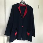 Unica Finland jasje blauw met rood Lagenlook Plussize, Kleding | Dames, Verzenden, Zo goed als nieuw, Maat 46/48 (XL) of groter