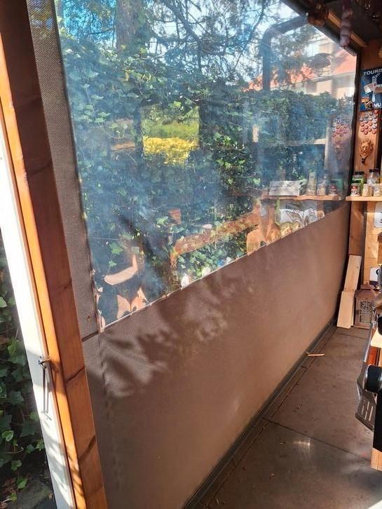 Electrische screens, Tuin en Terras, Tuinschermen, Zo goed als nieuw, 150 tot 200 cm, 200 cm of meer, Ophalen of Verzenden