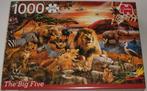 Puzzel *** THE BIG FIVE *** 1000 stukjes Jumbo, Ophalen of Verzenden, 500 t/m 1500 stukjes, Zo goed als nieuw, Legpuzzel