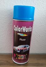 Nieuw ColorWorks fluorescerende lak Fluor blauw 400 ml, Ophalen of Verzenden, Nieuw, Blauw, Lak