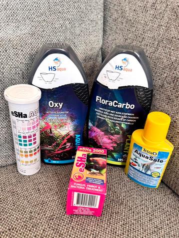 Aquarium teststrip/eSHa2000/aquasafe/zuurstof/plantenvoeding beschikbaar voor biedingen