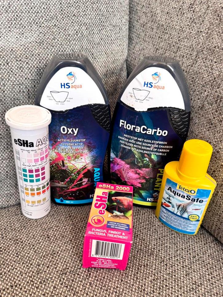 Aquarium teststrip/eSHa2000/aquasafe/zuurstof/plantenvoeding, Dieren en Toebehoren, Vissen | Aquaria en Toebehoren, Plant(en), Steen of Hout