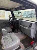 ‼️JEEP WRANGLER TJ 2.5i CABRIO 4WD ZWART HARD/SOFTTOP BJ1997, Auto's, 2500 cc, 450 kg, 1800 kg, Zwart