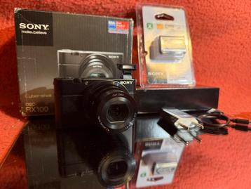 Sony Cyber-shot RX100 – Premium Compactcamera beschikbaar voor biedingen