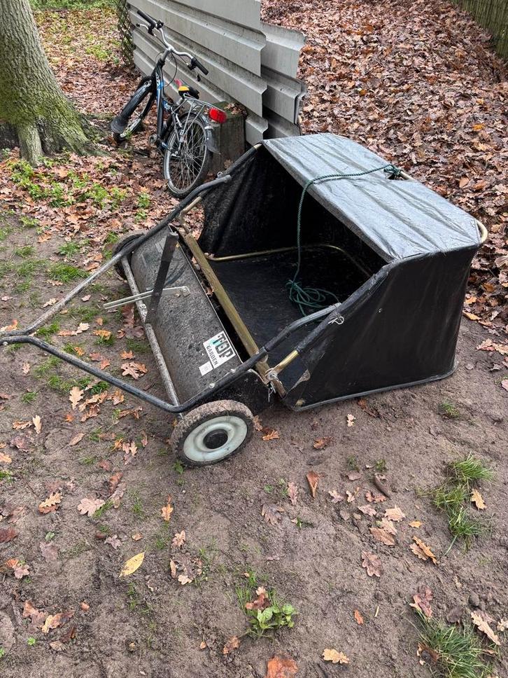 Tuinveger bladveger gazonveger - Top Garden, Tuin en Terras, Veegmachines, Gebruikt, Ophalen
