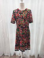 Vintage polyester jurk. Funky. Bloemen, Ophalen of Verzenden, Gedragen