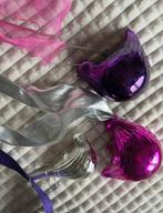 Drie glazen vogels / kerstballen / kerstdecoratie  bijenkorf, Ophalen of Verzenden, Zo goed als nieuw