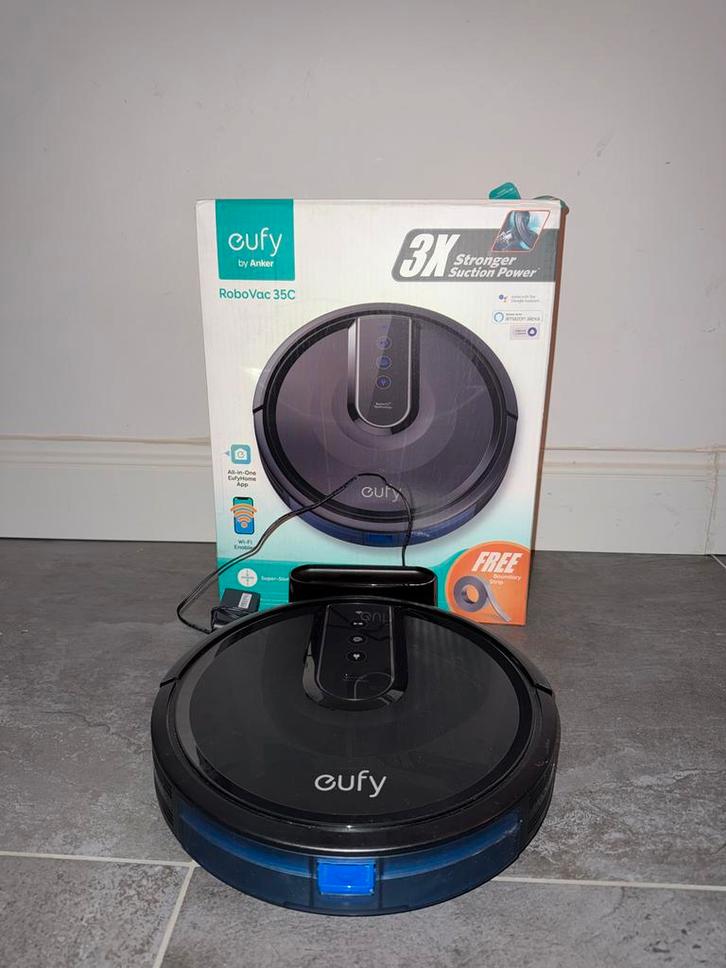 Robotstofzuiger - Gemakkelijk schoonmaken!, Witgoed en Apparatuur, Stofzuigers, Gebruikt, Robotstofzuiger, Reservoir, Ophalen