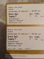 2 kaartjes Henry van Loon - 19.02.2026 Amphion, Twee personen, Februari