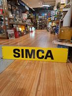 Oud reclamebord Simca, Ophalen of Verzenden, Gebruikt, Auto's