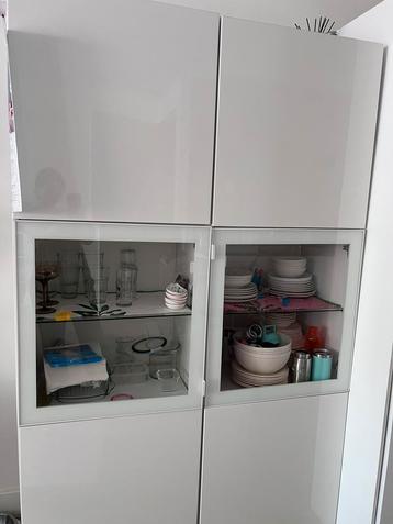 IKEA vitrinekast glassvik deuren