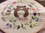 Chinees Borduurwerk rond. Beertje, Ophalen of Verzenden, Nieuw, Handborduren, Overige typen