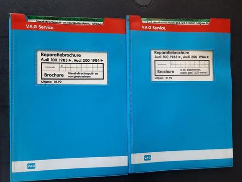Werkplaatsboeken Audi 100 C3  5-cilinder TDi dieselmotor  1T, Boeken, Auto's | Boeken, Zo goed als nieuw, Audi, Ophalen of Verzenden