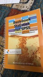 Ben Baarda - Basisboek Statistiek met SPSS, Ophalen of Verzenden, Zo goed als nieuw, Ben Baarda
