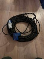 Verleng kabel 30 meter met camping stekkers., Caravans en Kamperen, Ophalen of Verzenden, Zo goed als nieuw