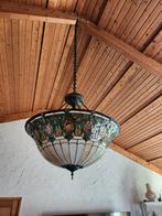antieke art deco kroonluchter tiffany, Ophalen of Verzenden, Glas, Tiffany