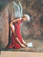 affichebeeld engel 'saint amour', Ophalen of Verzenden