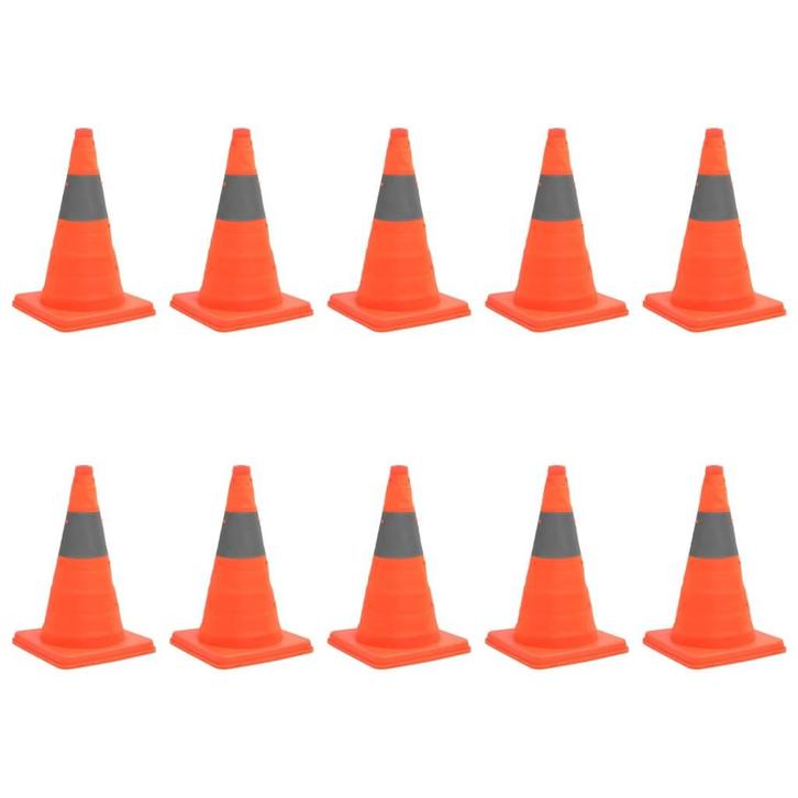 Verkeerskegel pylon pion pop-up 42 cm 5 10 st GRATIS BEZORGD, Doe-het-zelf en Verbouw, Overige Doe-het-zelf en Verbouw, Nieuw