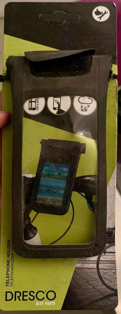 Dresco Telefoonhouder Fiets - Splashproof - Nieuw, Fietsen en Brommers, Fietsaccessoires | Overige Fietsaccessoires, Nieuw, Ophalen of Verzenden