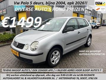 Volkswagen Polo 1.2-12V Comfortline Eind 2003, apk 2026! uit beschikbaar voor biedingen