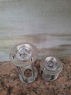 2 stuks kaarsenstandaard, Ophalen of Verzenden, Zo goed als nieuw, Overige materialen, Minder dan 25 cm