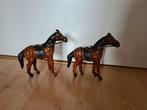 Leren paard lederen beeld paarden bruin, Paard, Ophalen of Verzenden, Zo goed als nieuw, Beeldje of Figuurtje