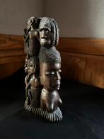 Afrikaans beeldhouwwerk Makonde “Tree of Liife”., Antiek en Kunst, Kunst | Beelden en Houtsnijwerken, Verzenden