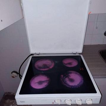 Pelgrim 4pits kiramisch kookplaat met Perilex stekker  beschikbaar voor biedingen