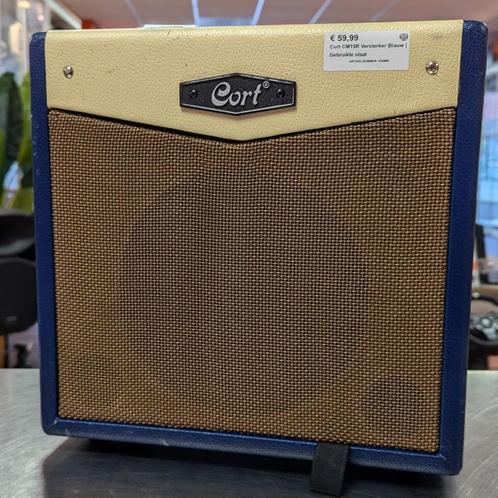 Cort CM15R Versterker Blauw | Gebruikte staat, Muziek en Instrumenten, Snaarinstrumenten | Gitaren | Elektrisch, Zo goed als nieuw