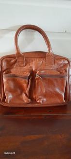 Cowboysbag leren tas - Zgan, Sieraden, Tassen en Uiterlijk, Tassen | Damestassen, Ophalen of Verzenden, Zo goed als nieuw, Bruin