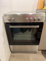 Etna FIV560 RVS Heteluchtoven + 4 pits inductieplaat, Ophalen, Hete lucht, 60 cm of meer, 4 kookzones