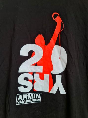 Armin van Buuren tour shirt 20 years Armin maat XL zeldzaam  beschikbaar voor biedingen