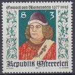 Michel  1541  Yvert 1370  Oswald von Wolkenstein, Postzegels en Munten, Postzegels | Europa | Oostenrijk, Ophalen of Verzenden