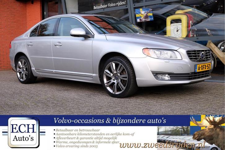 Volvo S80 2.0 T5 245 pk Aut. Summum, Schuifdak, Trekhaak, 18, Auto's, Volvo, Bedrijf, Te koop, S80, ABS, Airbags, Airconditioning