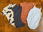 Te koop: ZGAN HEMA rompers 4 stuks maat 62-68, Nacht- of Onderkleding, Jongetje of Meisje, Ophalen of Verzenden, Zo goed als nieuw