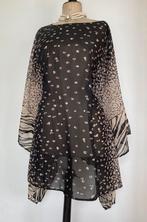 NIEUW! MADELEINE tuniek jurk blouse kaftan maat 38 40, Zwart, Maat 42/44 (L), Nieuw, Ophalen of Verzenden