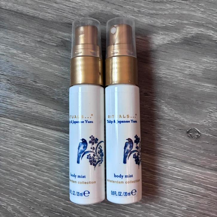 Rituals 2x mini body mist Amsterdam collection, Sieraden, Tassen en Uiterlijk, Uiterlijk | Lichaamsverzorging, Zo goed als nieuw