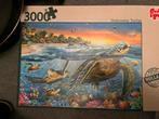 Jumbo Puzzel - Underwater Turtles - 3000 stukjes, Ophalen of Verzenden, Meer dan 1500 stukjes, Zo goed als nieuw, Legpuzzel