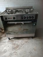 Bestron RVS 90 cm 5 pits gasfornuis met electrische oven etc, Ophalen, Gebruikt, 60 cm of meer, Gas