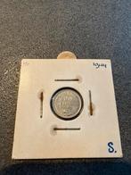 Zilveren Dubbeltje 1944 - San Francisco, Zilver, Ophalen of Verzenden, 10 cent, Koningin Wilhelmina