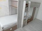 Kinderkamer stapelbed met kleedkast, Ophalen of Verzenden, Zo goed als nieuw, Tweepersoons